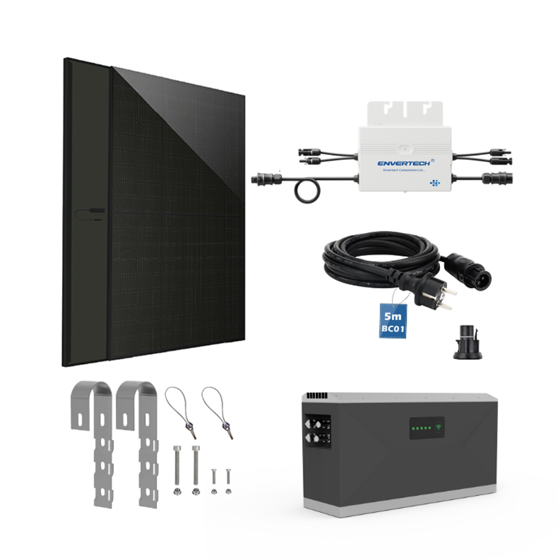 Kit solar balkoni 1600W dengan bateri 3kwj